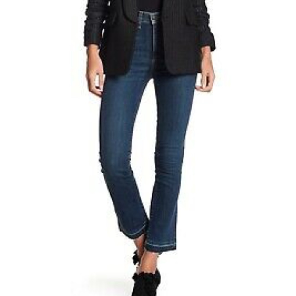 Veronica Beard Carolyn 10" baby boot cut jeans